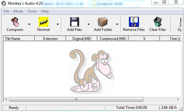 Monkeys Audio - программа для компрессии и декомпресси файлов. Проста и удобна в использовании